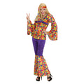"HIPPIE GIRL" aus Samt (Oberteil, Hose, Stirnband) – Vorderansicht