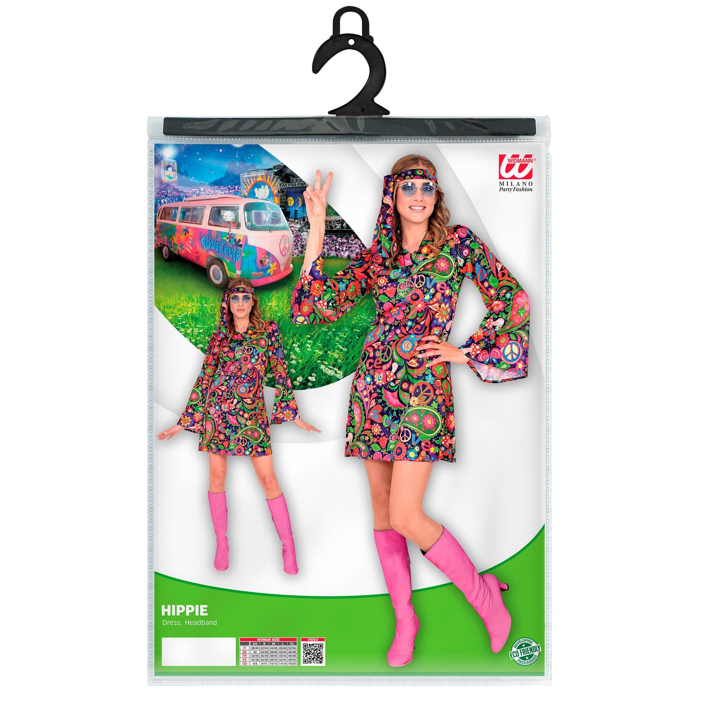 "HIPPIE GIRL" (Kleid, Stirnband) – Ansicht 5