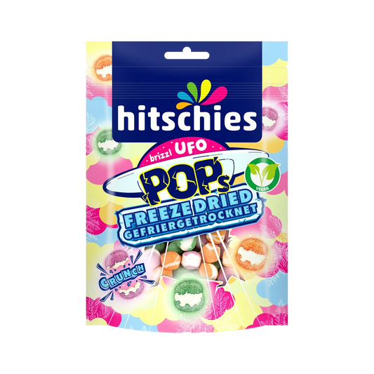 Hitschies brizzl UFO Pops Freeze Dried Candy 50g – Produktansicht