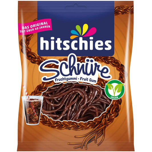 Hitschies Schnüre Cola 125g Fruchtgummi Verpackung