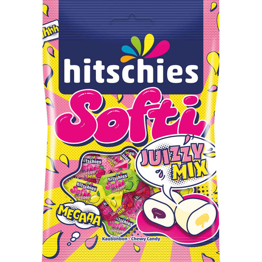 hitschies Softi Juizzy Mix 90g Kaubonbons mit flüssigem Kern