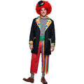 "HORROR CLOWN" (Jacke, Hemd, Hose, Socken, Hut) – Vorderansicht