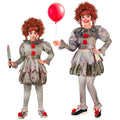 "HORROR CLOWN" (Kleid, Leggings, Gürtel, Schuhüberzieher) – Vorderansicht