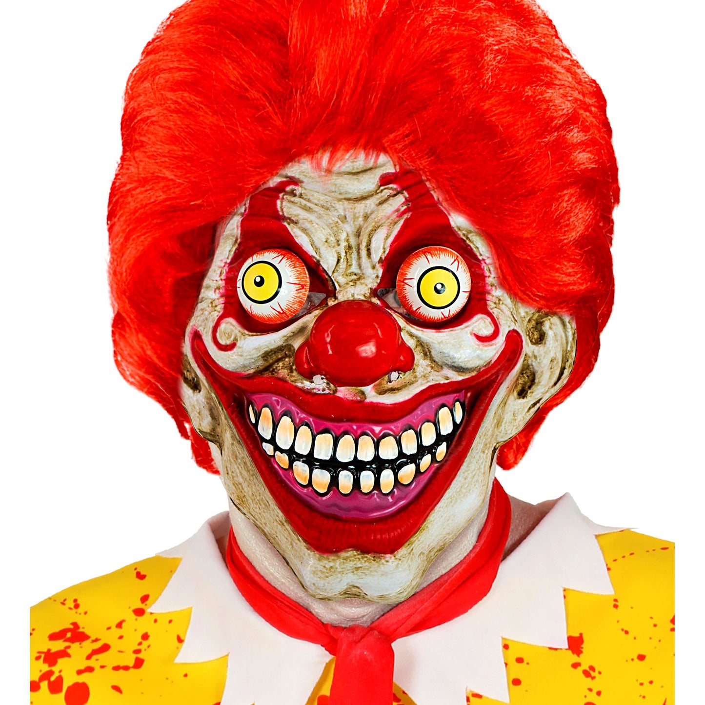 "HORROR CLOWNSMASKE MIT WACKELAUGEN" – Ansicht 5