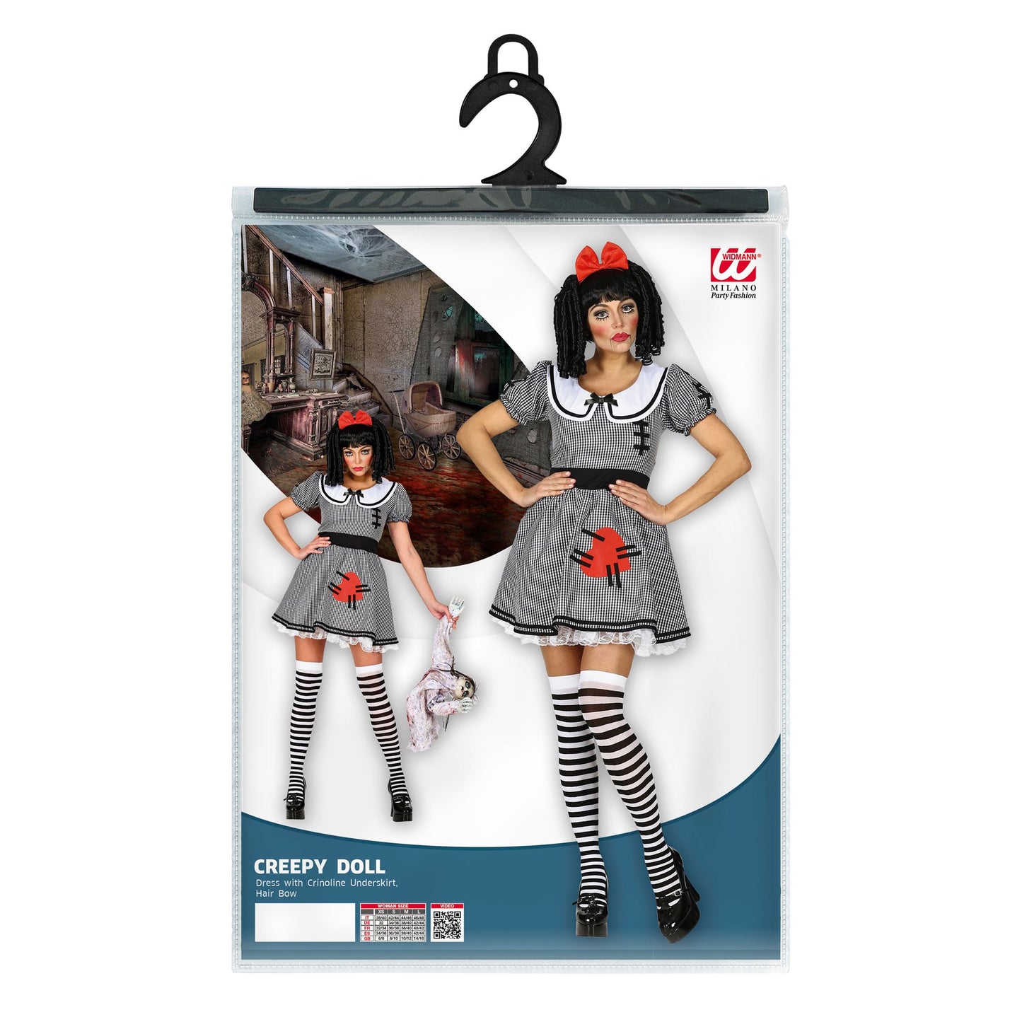 "HORROR PUPPE" (Kleid mit Reifunterrock, Haarschleife) – Ansicht 5