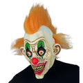 "HORROR ZIRKUS CLOWN VOLLKOPFMASKE MIT HAAREN" – Vorderansicht