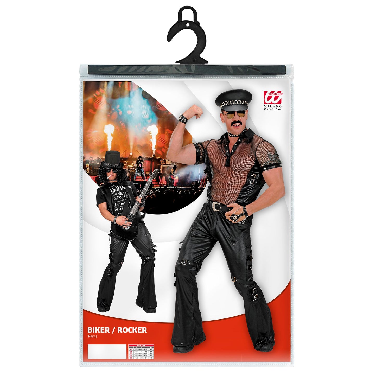 "HOSE ROCKER/MOTORRADFAHRER" Kunstleder – Ansicht 5