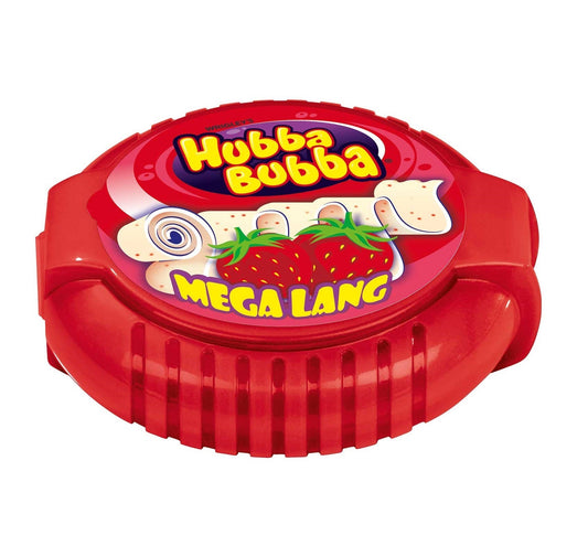 Hubba Bubba Bubble Tape Erdbeergeschmack 56g Kaugummi Verpackung