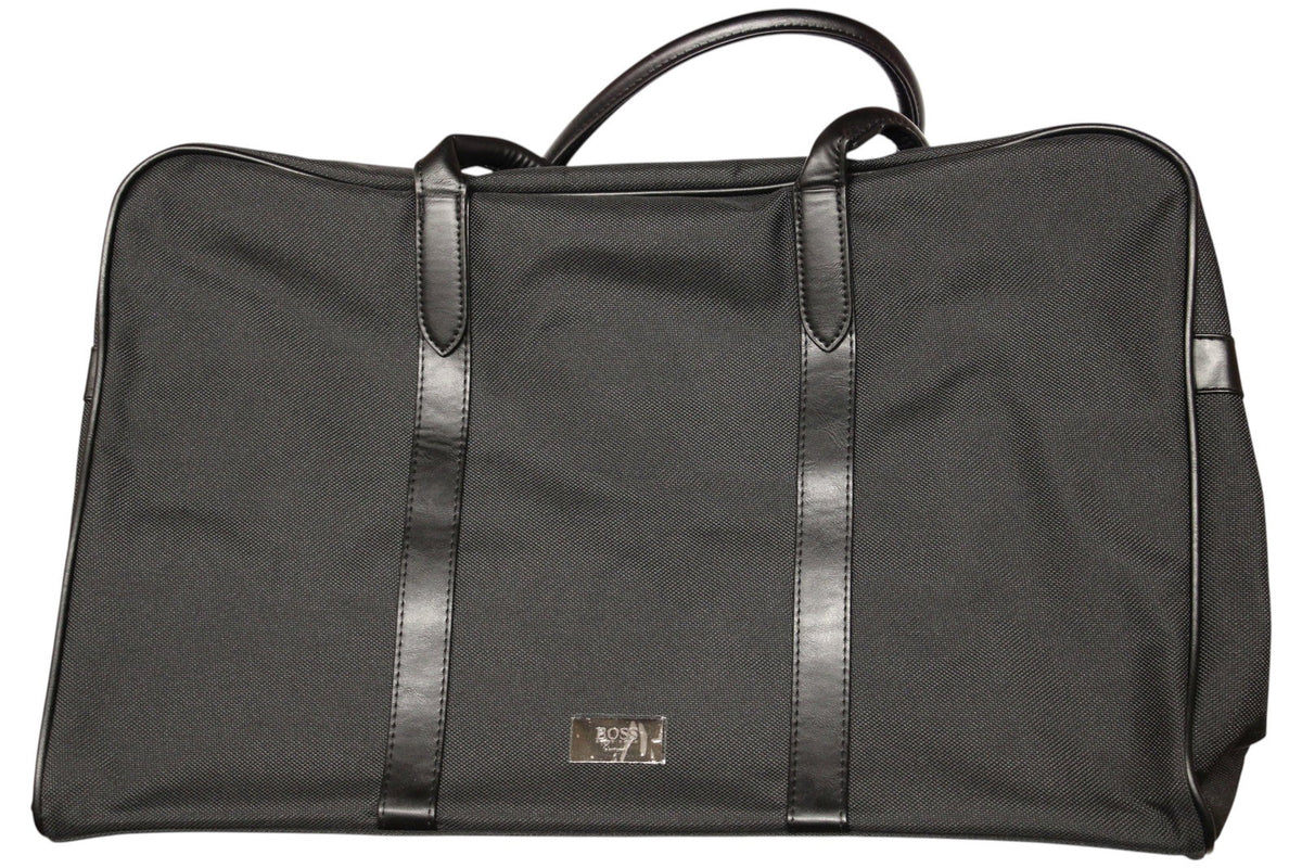 Hugo Boss schwarze Wochenendtasche aus Textil