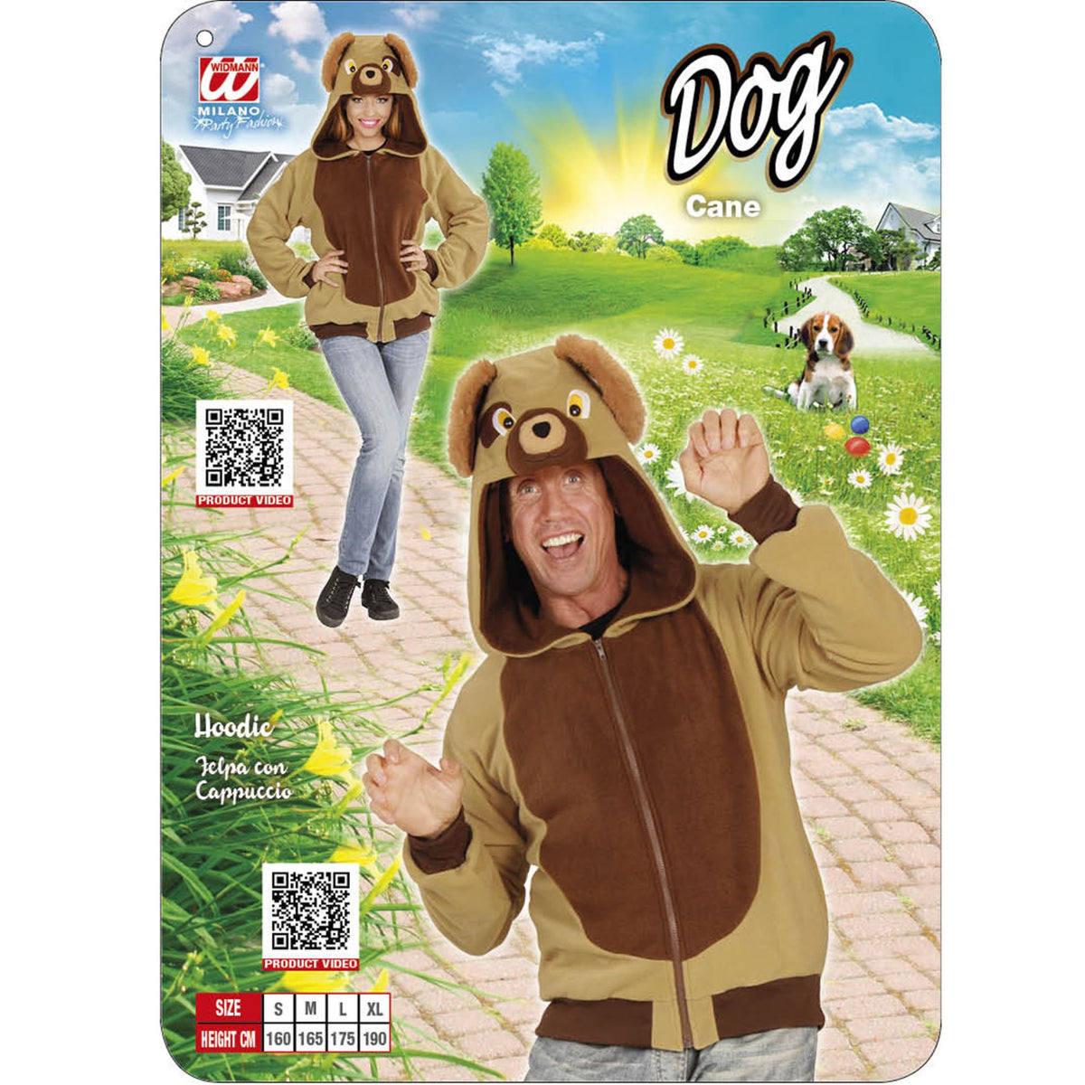 "HUND" (Fleecejacke mit Kapuze) – Ansicht 4