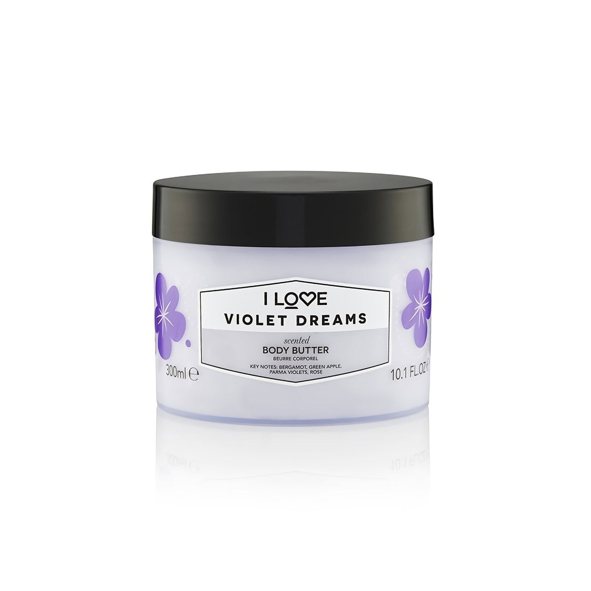 I Love, Signature Collection, Vegan, Hydratisierend, Violette Träume, Körperbutter, 330 ml