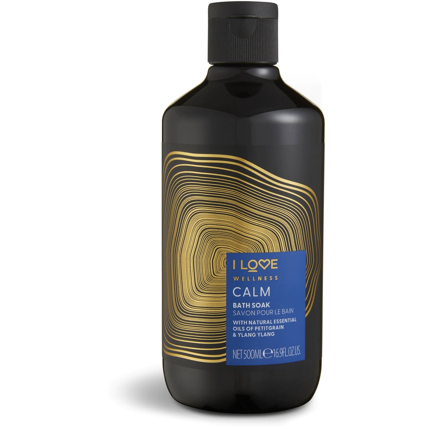 I Love I Love, Wellness Calm, Ätherische Öle, Badzusatz, 500 ml Regular