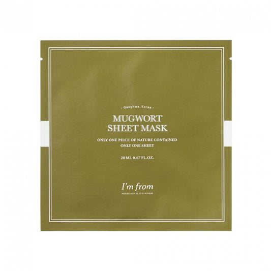 I`m From I'm From, Mugwort, Belebend, Feuchtigkeitsspendend, Gesichtsmaske, Für das Gesicht, 20 ml Regular