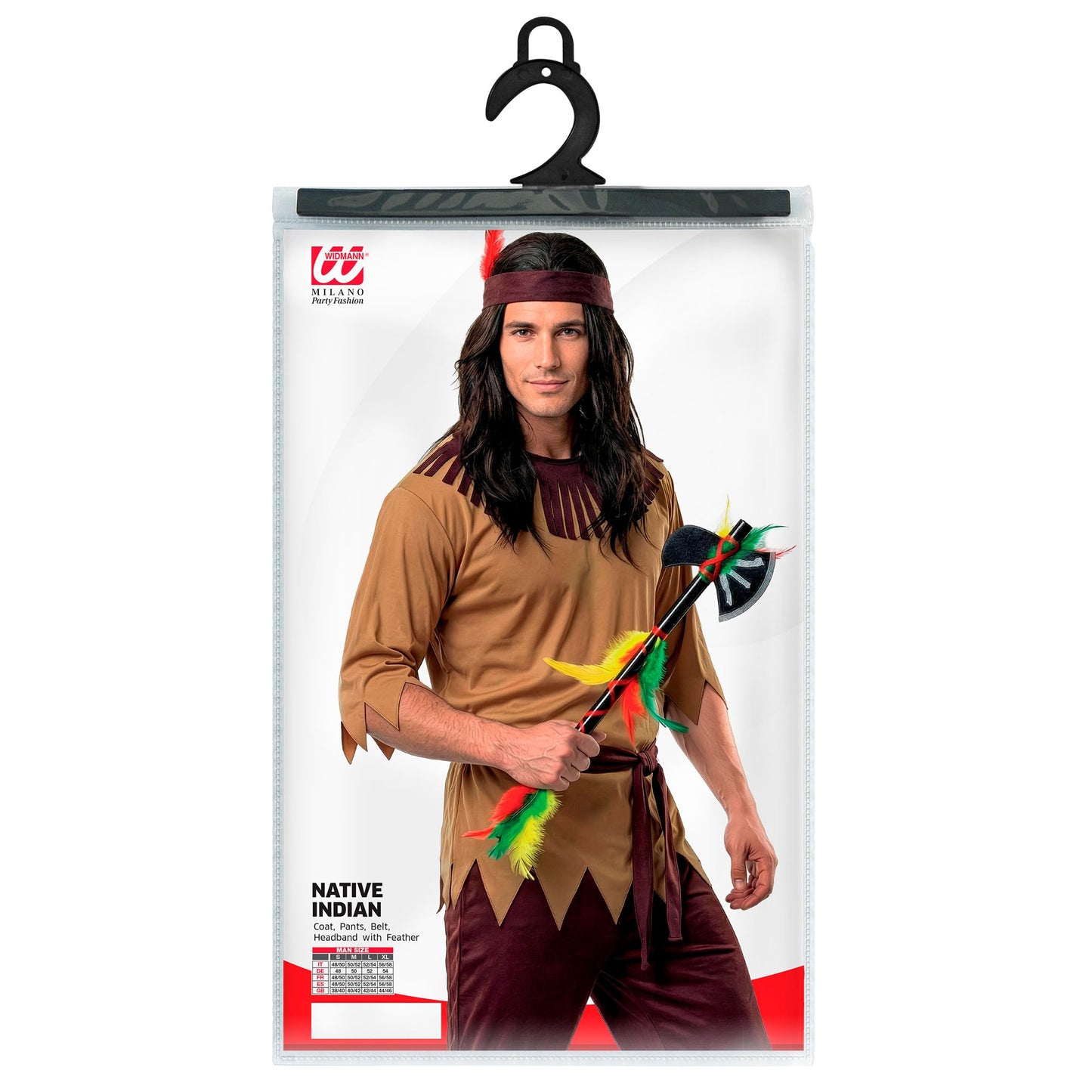 "INDIANER" (Oberteil, Hose, Gürtel, Stirnband) – Detailansicht