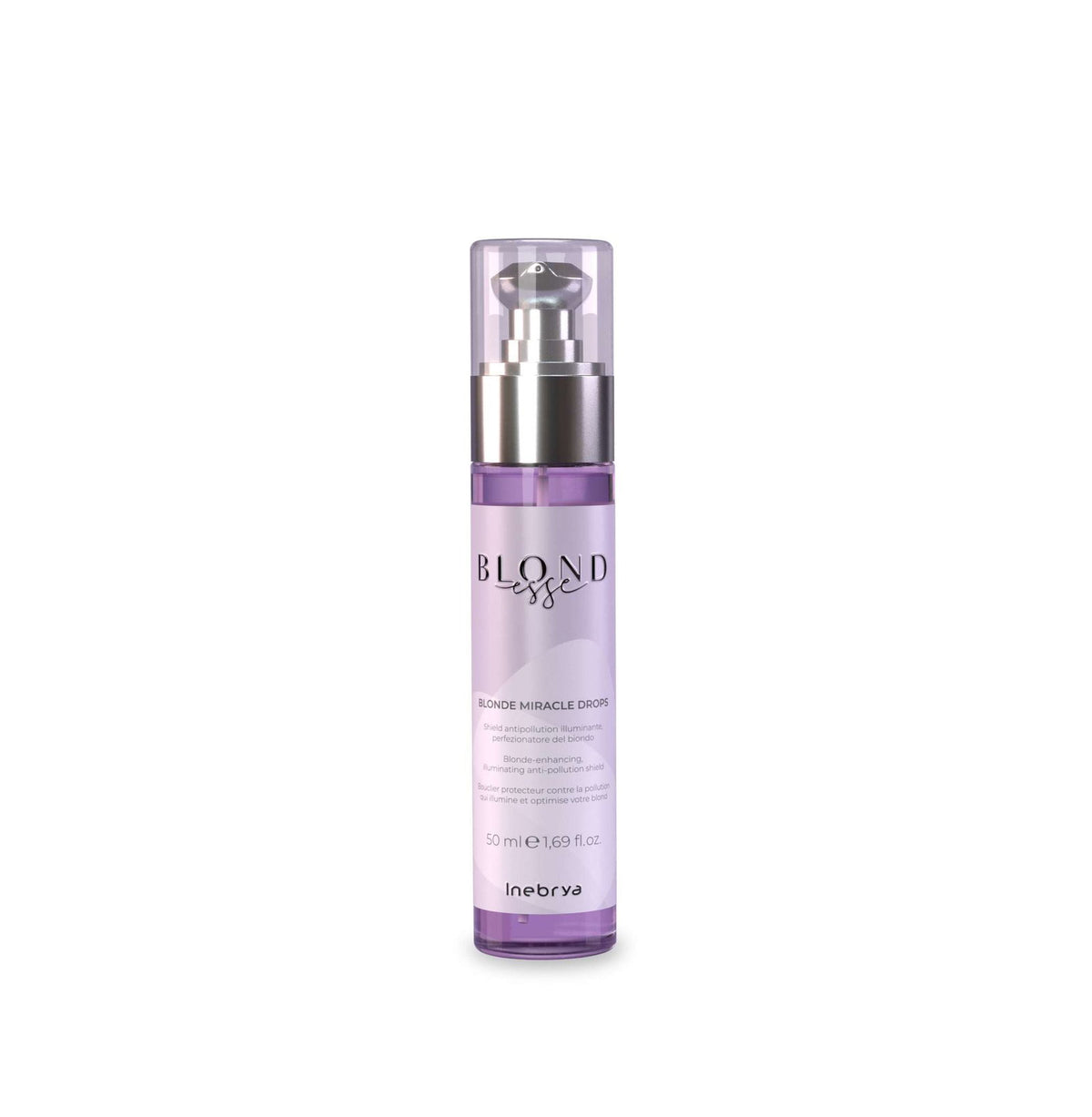 Inebrya, Blonde Miracle Drops, Haarserum, Zur Neutralisierung von Gelbtönen, 50 ml