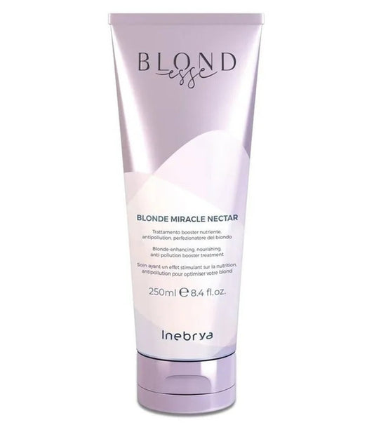 Inebrya Inebrya, Blonde Miracle Nectar, Haarbehandlungs-Crememaske, Farbverbesserung, 250 ml Regular
