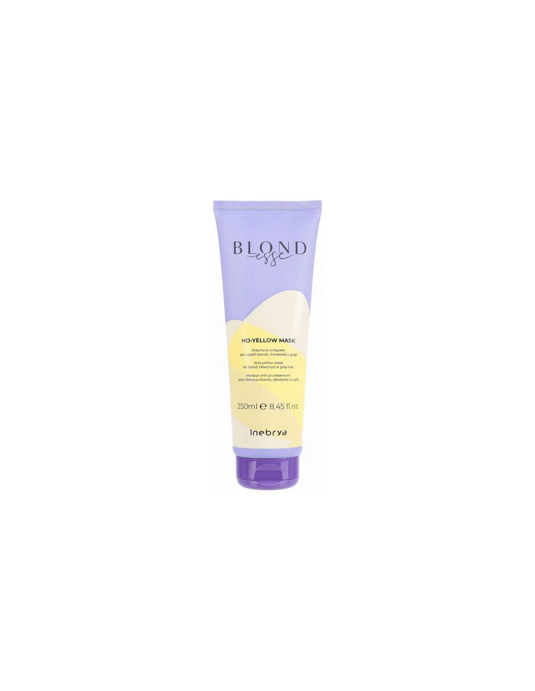 Inebrya Inebrya, Blondesse No-Yellow, Haarbehandlungs-Crememaske, Zur Neutralisierung von Gelbtönen, 250 ml Regular