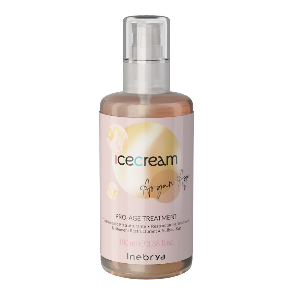 Inebrya, Ice Cream Pro-Age, Arganöl, Haarölbehandlung, Umstrukturierung, 100 ml