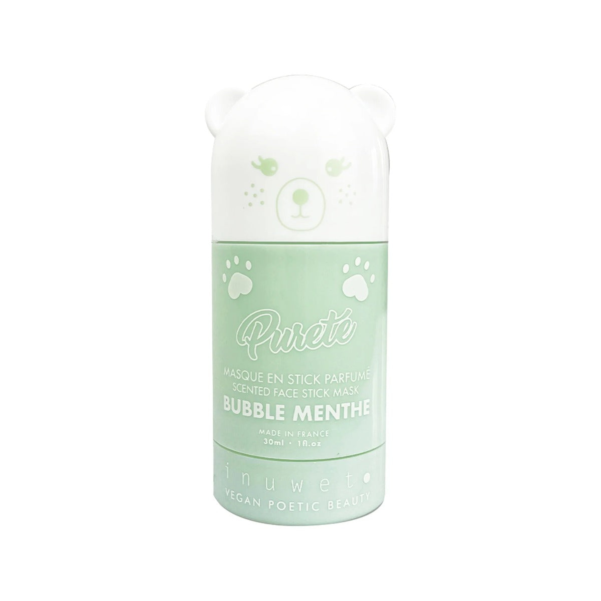 Inuwet, Sweet Mint, Purifying & Detoxifying, Vegan & Natural Ingredients, Stockmaske, Gesicht, 30 ml