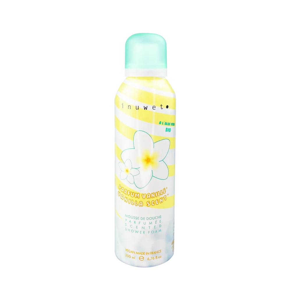 Inuwet, Vanille, Vegan und tierversuchsfrei, Cleansing & Softening, Duschschaum, 200 ml