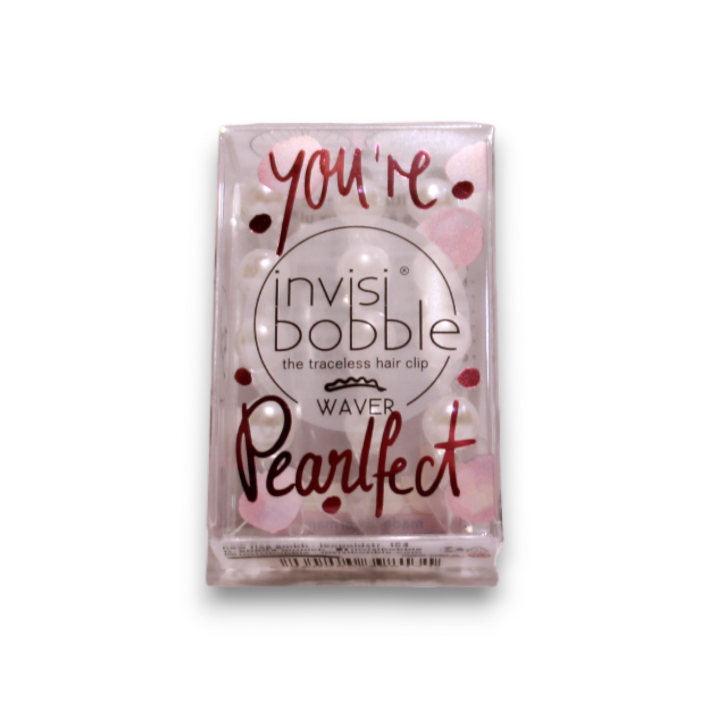 InvisiBobble Set Trio, InvisiBobble, Waver You're Pearlfect, Haarspange, Kristallklar, 3 stk Regular
