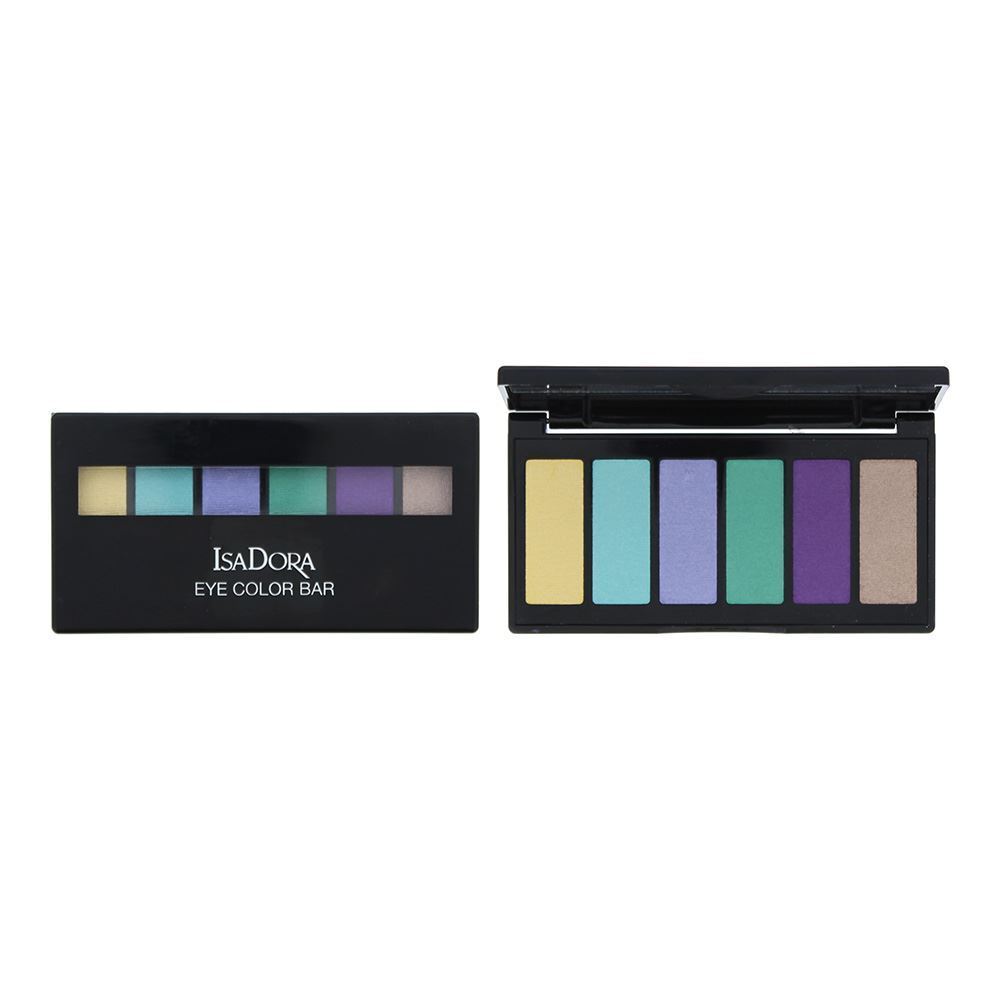 IsaDora, Color Bar, Lidschattenpalette, 62, Surf und Sonne, 6, 5 g *Tester