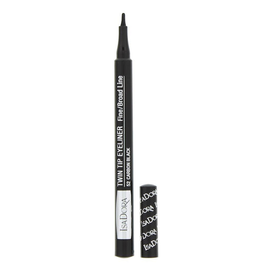 IsaDora IsaDora, Twin Tip, Flüssiger Eyeliner, 52, Ruß, 1 ml Regular