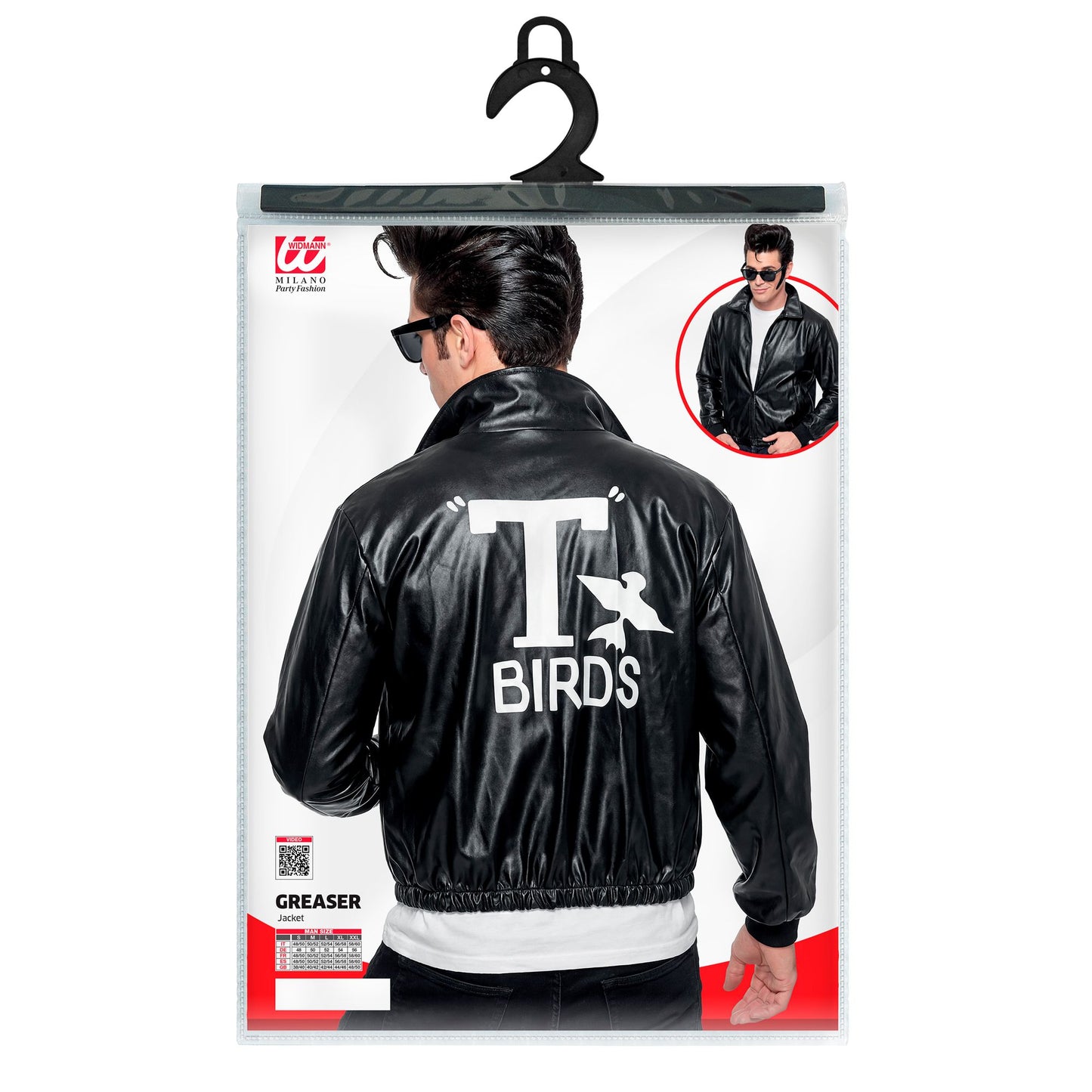 "JACKE GREASER / T - BIRDS AUS KUNSTLEDER" – Ansicht 5