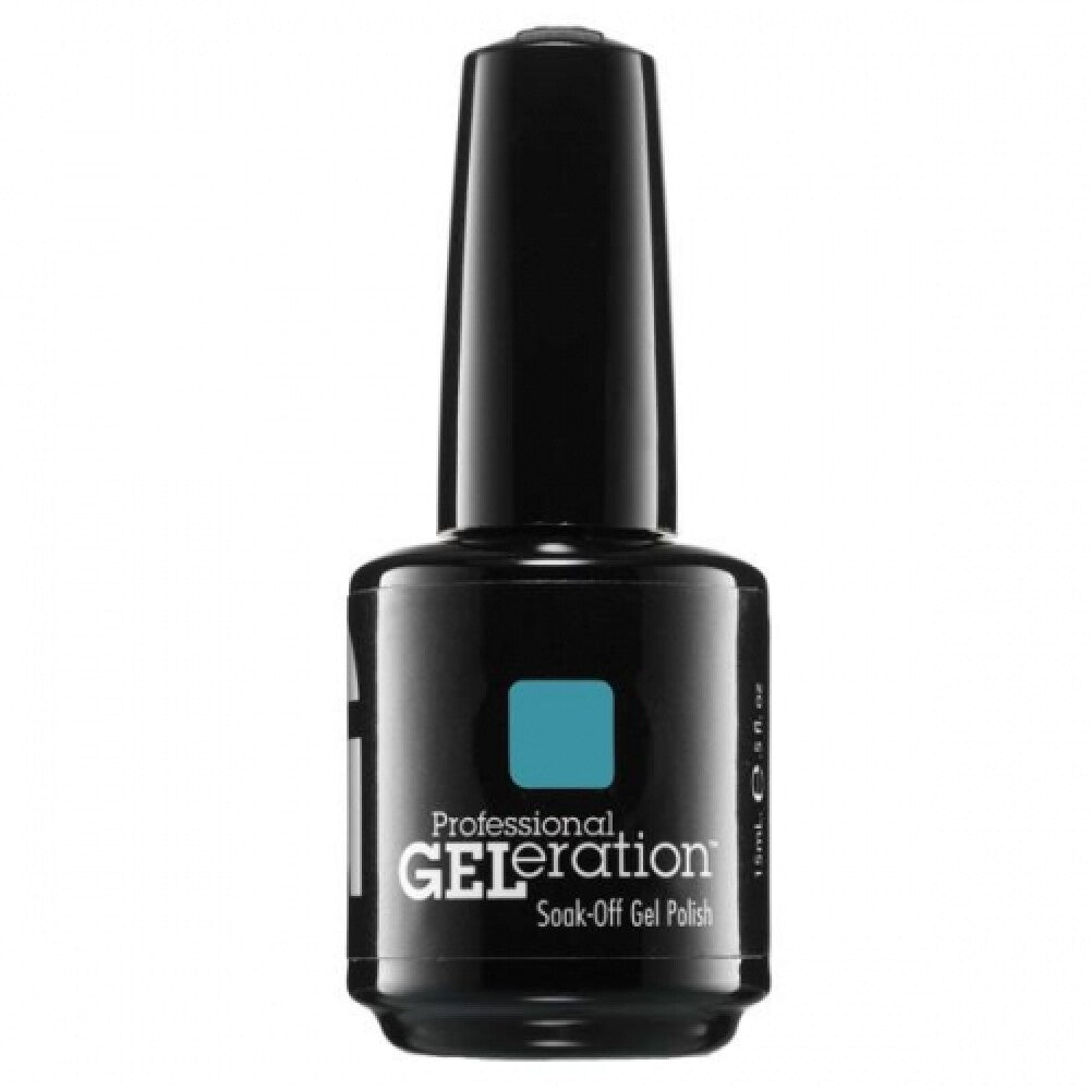 Jessica Jessica, GELeration Colours, Semi-permanenter Nagellack, GEL-1100, Blaues Kunstfell, 15 ml Regular
