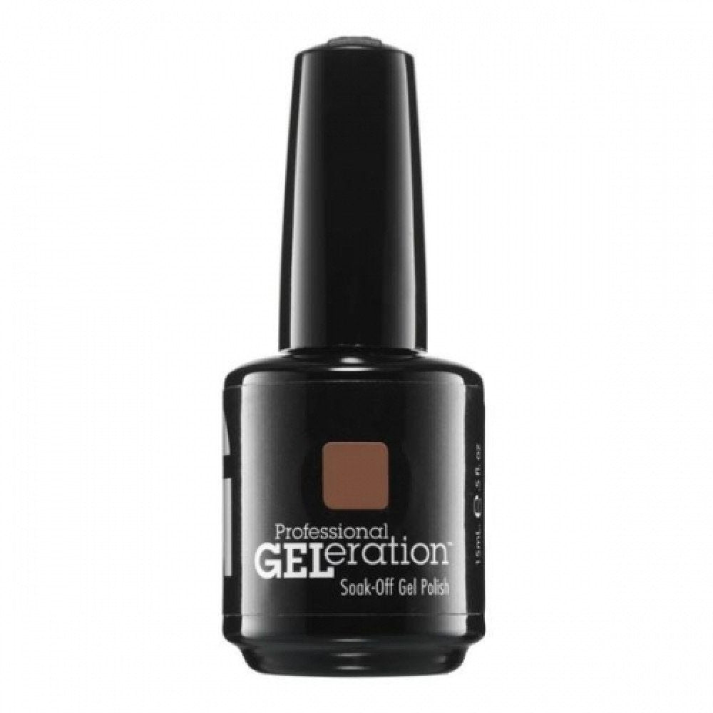 Jessica Jessica, GELeration Colours, Semi-permanenter Nagellack, GEL-1176, Geröstete Pekannüsse, 15 ml Regular