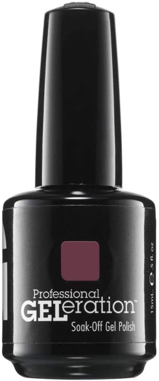 Jessica Jessica, GELeration Colours, Semi-permanenter Nagellack, GEL-1179, Wunderbare Malvenächte, 15 ml Regular