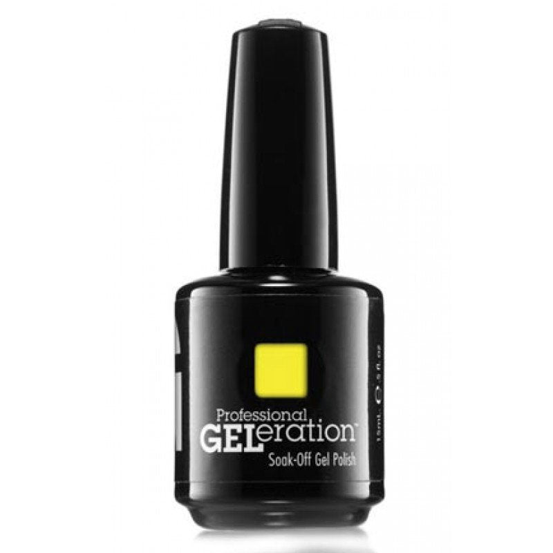 Jessica Jessica, GELeration Colours, Semi-permanenter Nagellack, GEL-788, Gelber Blitz, 15 ml Regular