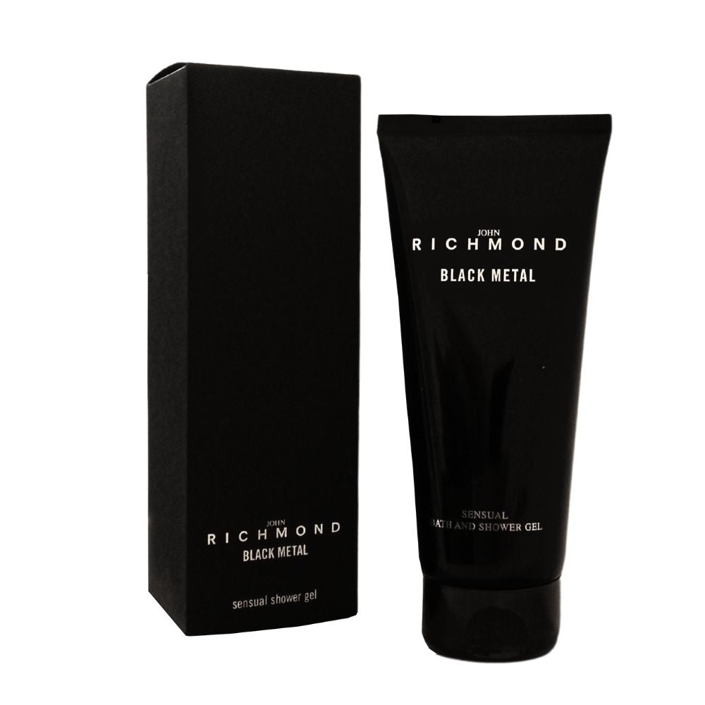 John Richmond, Black Metal, Natürlich, Reinigung, Duschgel, 200 ml