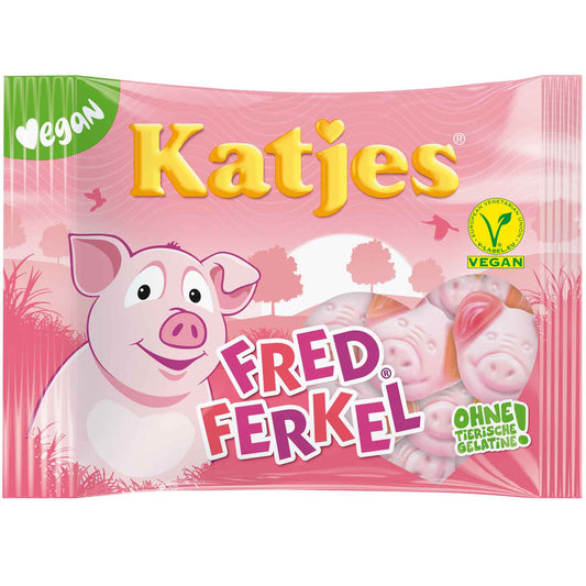 Katjes Fred Ferkel 175g - Fruchtgummi Schaumzucker – Produktansicht