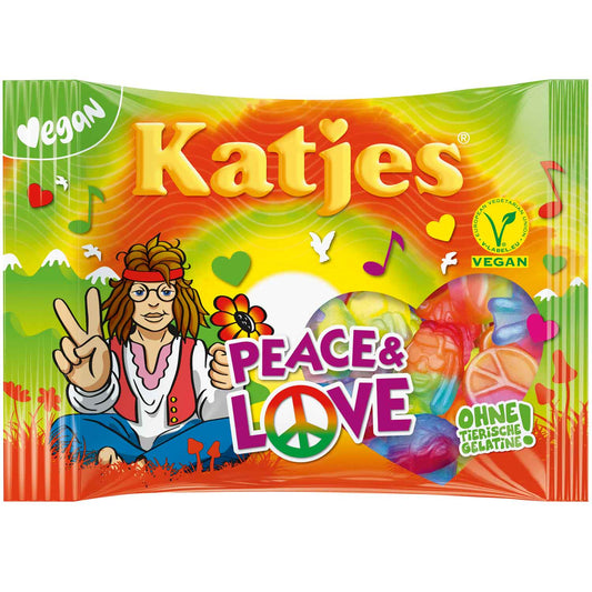 Katjes Peace & Love 175g veganes Fruchtgummi – Produktansicht
