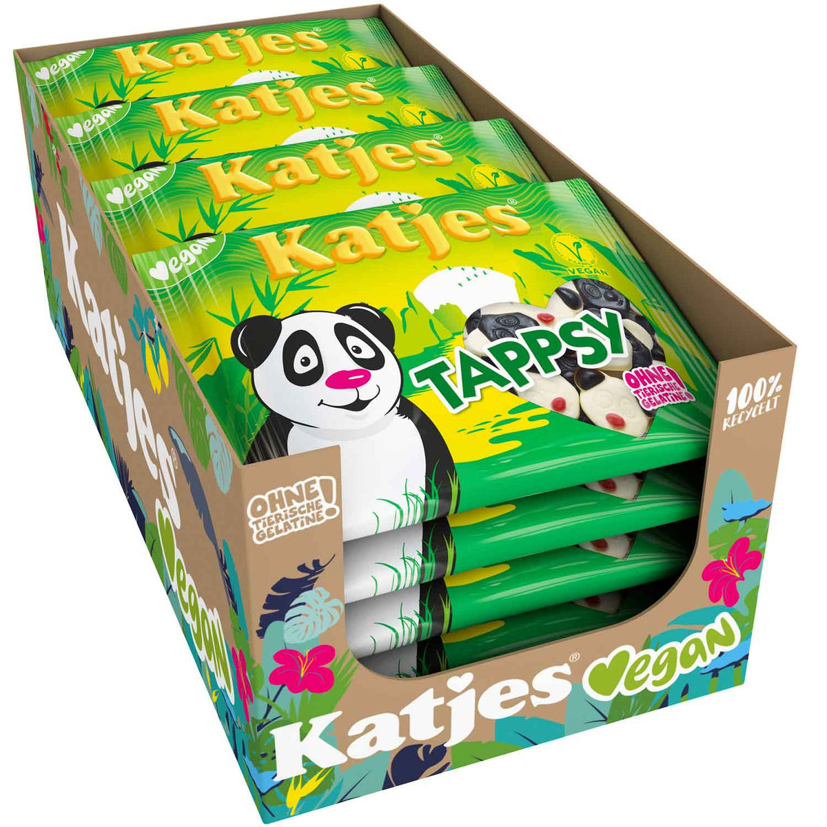 Katjes Tappsy Fruchtgummi mit Lakritz 210 g Beutel