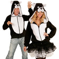 "KATZE" (Fleecejacke mit Kapuze) – Vorderansicht