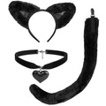 "KATZE" (Ohren, Halsband, Schwanz) – Vorderansicht