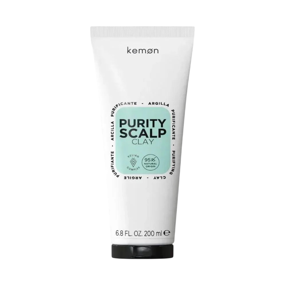 Kemon, Purity Scalp Clay, Haarbehandlung Tonerde-Maske, Reinigung, 200 ml