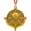 "KETTE MT PIRATEN TOTENKOPF MEDAILLON" – Vorderansicht