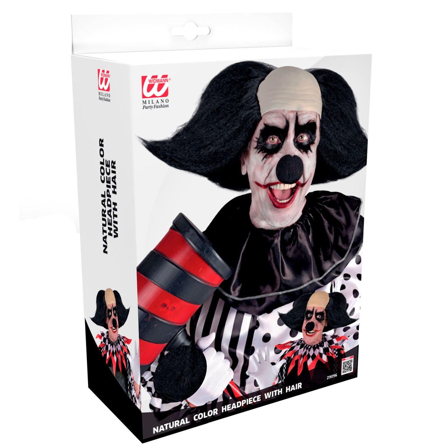 "KILLERCLOWN GLATZE MIT SCHWARZEN HAAREN" in Box – Ansicht 3
