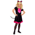 "KITTY KAT" (Kleid mit Schwanz, Ohren) – Vorderansicht