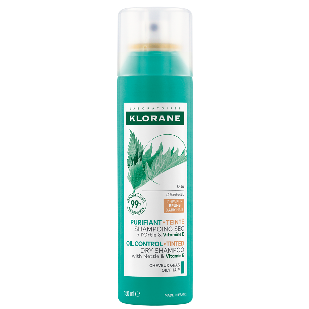 Klorane Klorane, Nettle, Enthält Vitamin E, Haarfarben-Shampoo, Für dunkles Haar, 150 ml Regular