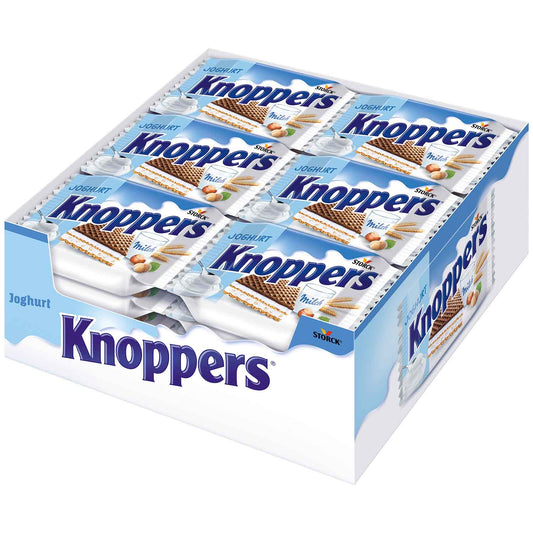 Knoppers Joghurt 24er Waffelschnitten mit Joghurtcreme Füllung – Produktbild – Produktansicht