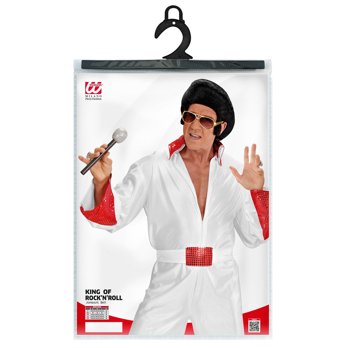 "KÖNIG DES ROCK AND ROLLS" (Kostüm mit Paillettenstickerei, Gürtel) – Ansicht 3