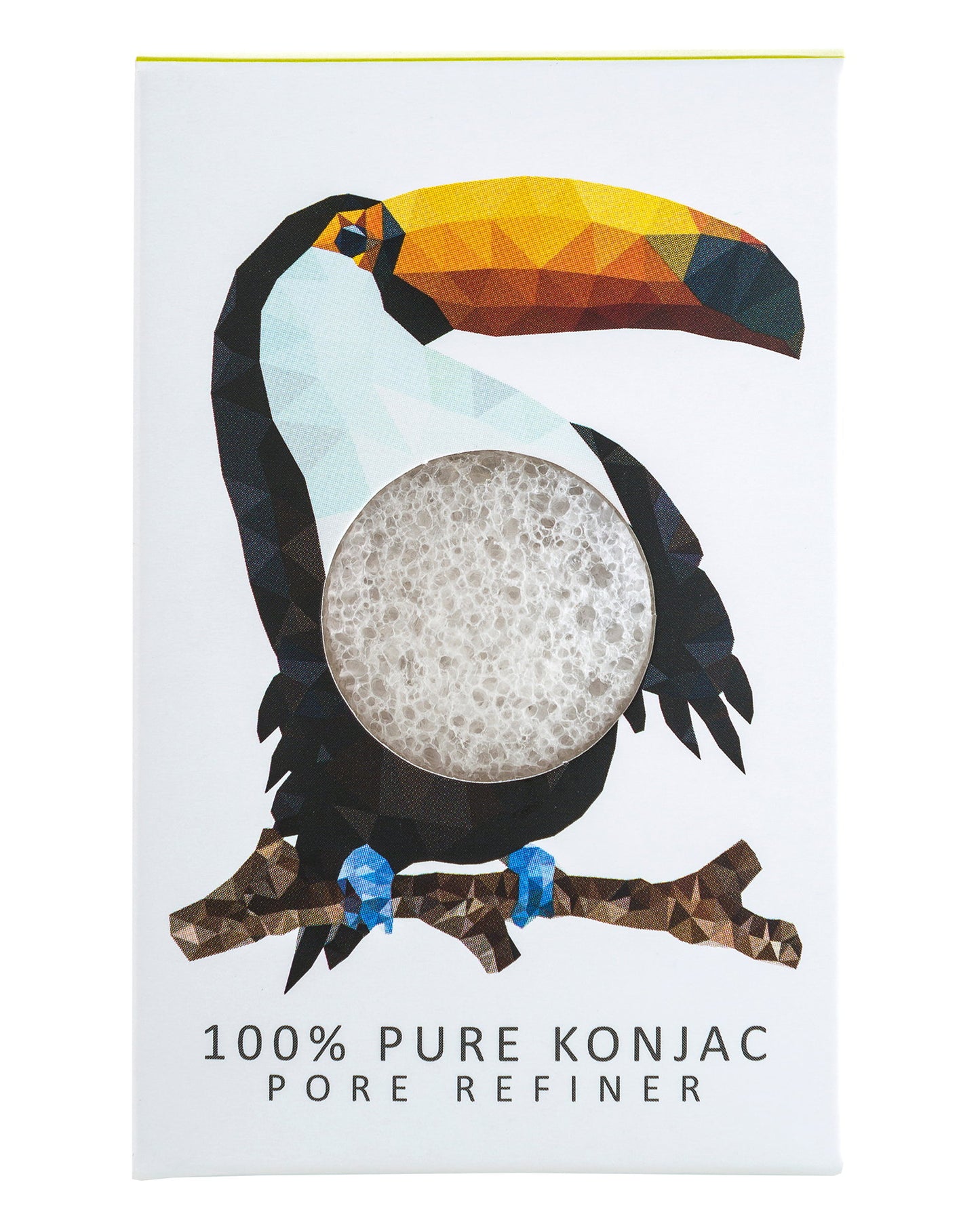 Konjac Konjac, Rainforest Toucan, Make-up Schwamm Regular