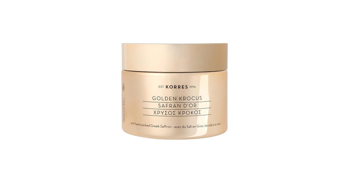 Korres, Golden Krocus, Aufpolstern, Sahne, Für Gesicht & Hals, 50 ml