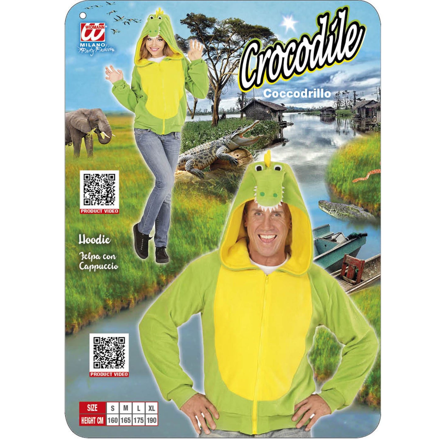 "KROKODIL" (Fleecejacke mit Kapuze) – Ansicht 5