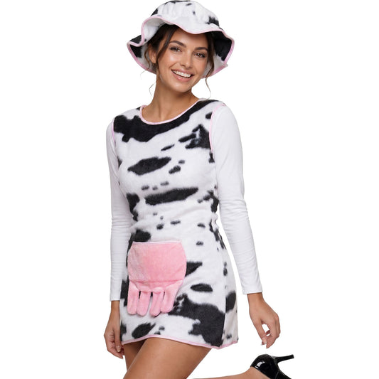 "KUH" (Kleid, Hut) – Vorderansicht