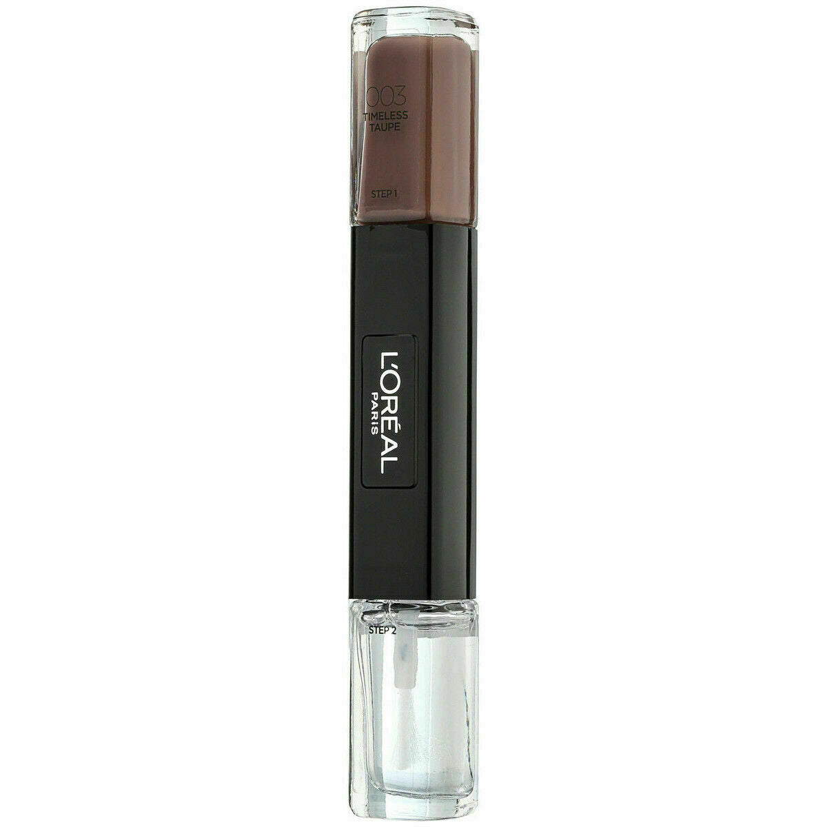 L'Oreal Paris, Infallible, Gel-Effekt, Nagellack 2-in-1, 003, Zeitloses Taupe, 2 x, 5 ml